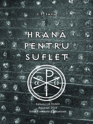 cover image of Hrană pentru suflet--Ediţia II revizuită şi actualizată
